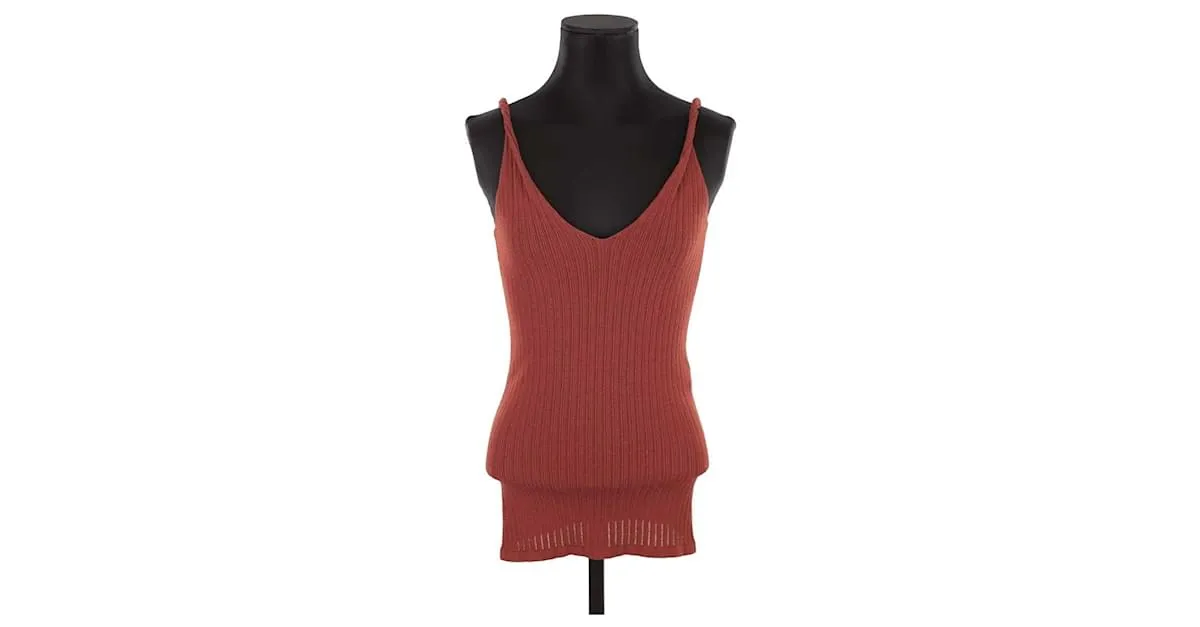 Autre Marque Top marrón Castaño 