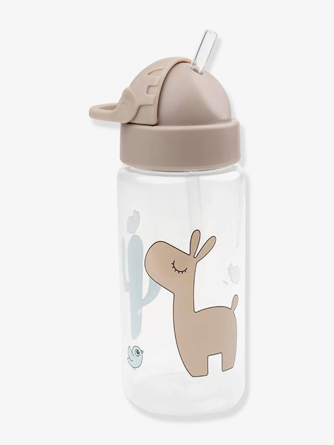Botella con pajita retráctil DONE BY DEER