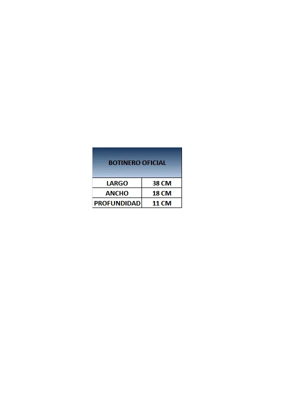 BOTINERO OFICIAL RIVER PLATE  RP502