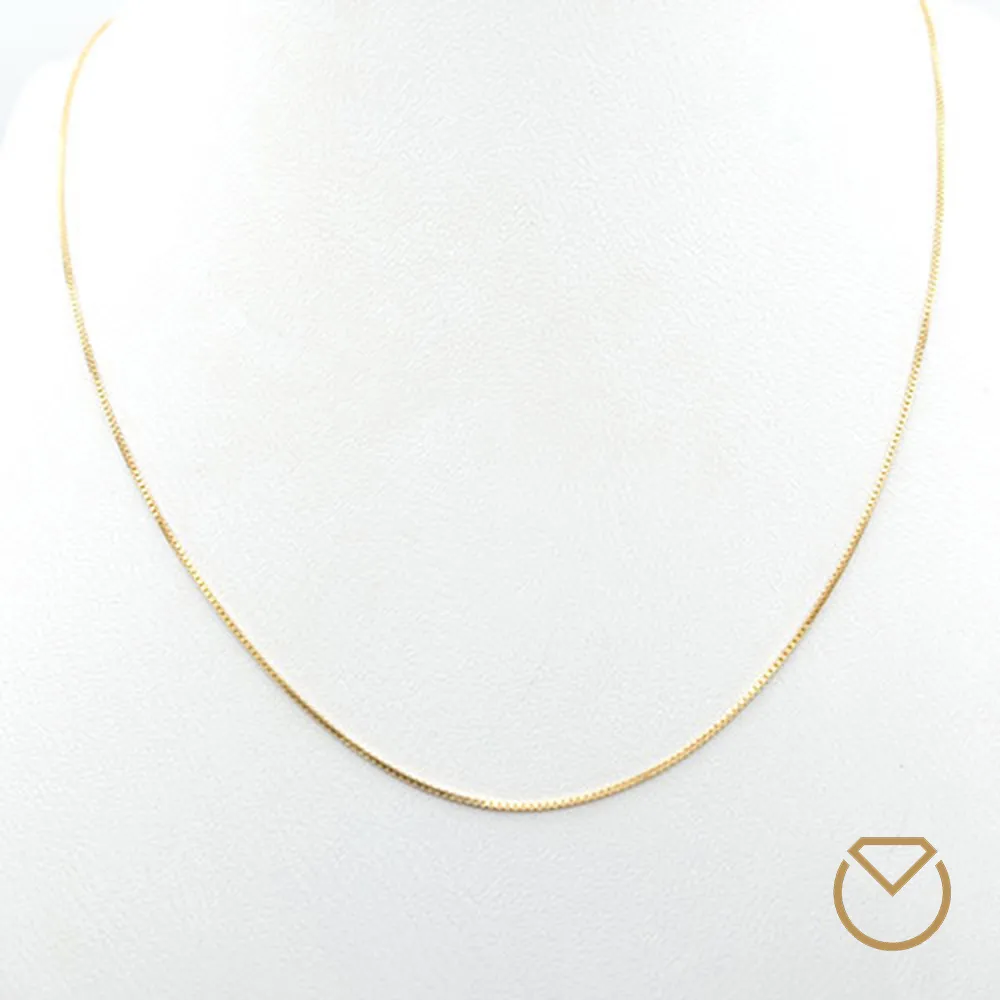 Cadena Plata + Baño Oro Amarillo