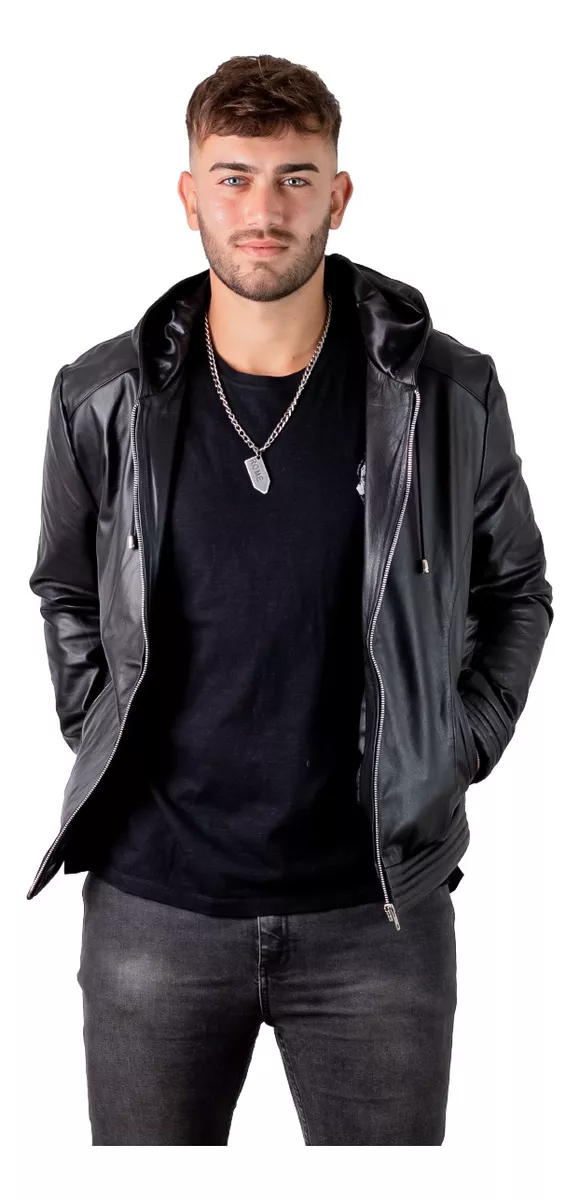 CAMPERA DE CUERO VACUNO 100% LEGITIMO DE HOMBRE  ART: 06