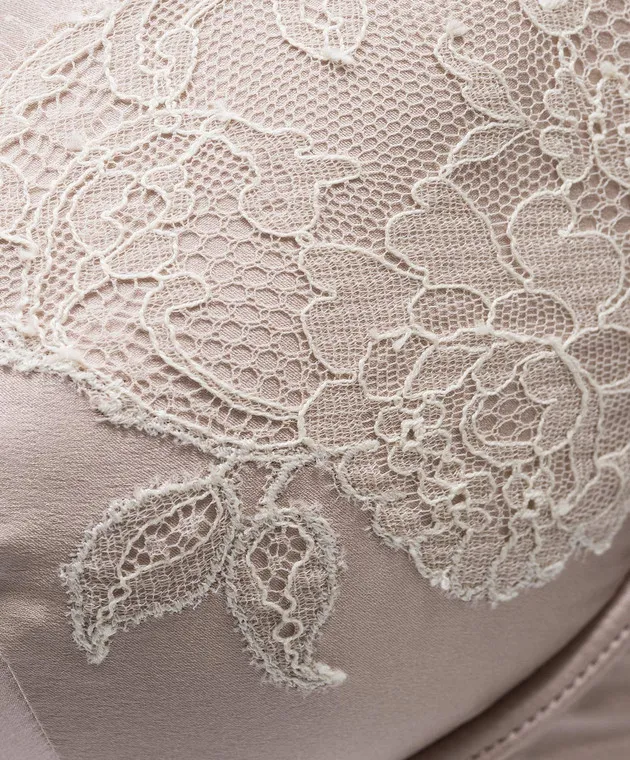 Carine Gilson Beige bodice with lace appliqué