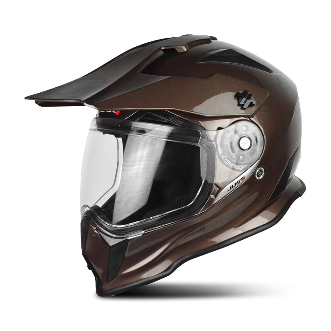 Casco Adventure Just1 J14 Solid Marrón