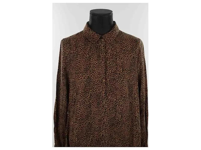 Essentiel Antwerp Vestido marrón Castaño 
