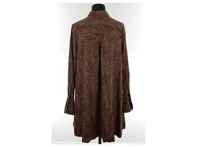 Essentiel Antwerp Vestido marrón Castaño 