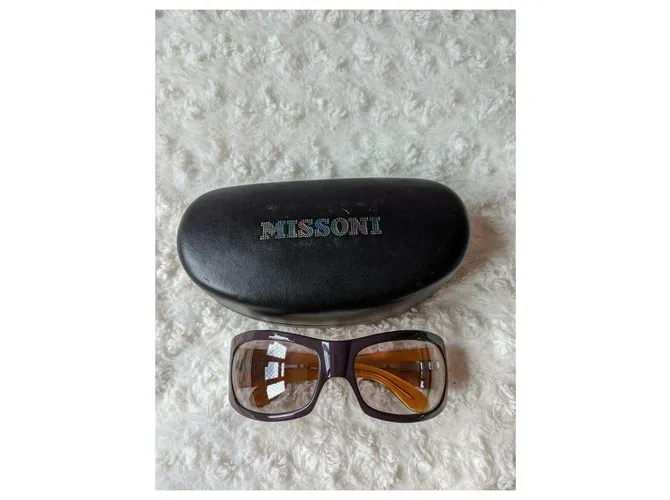 Gafas de sol Missoni con estuche Púrpura 