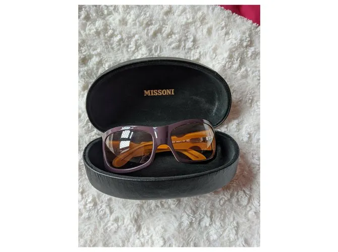 Gafas de sol Missoni con estuche Púrpura 