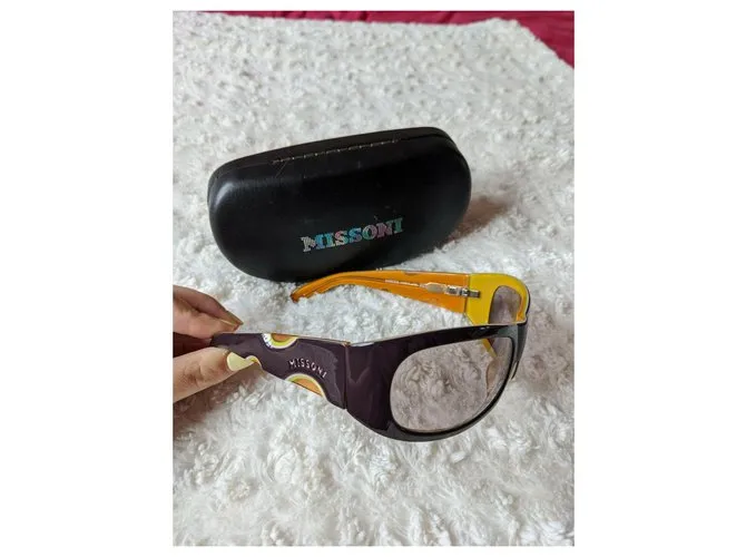 Gafas de sol Missoni con estuche Púrpura 