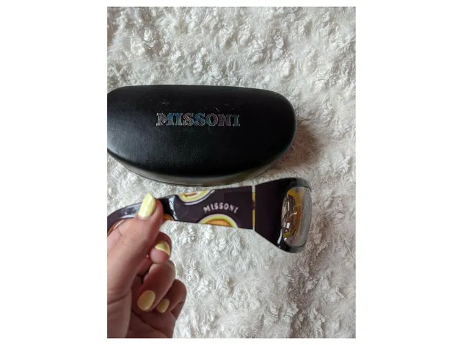 Gafas de sol Missoni con estuche Púrpura 