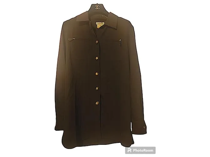 Hermès Tops Marrón oscuro 