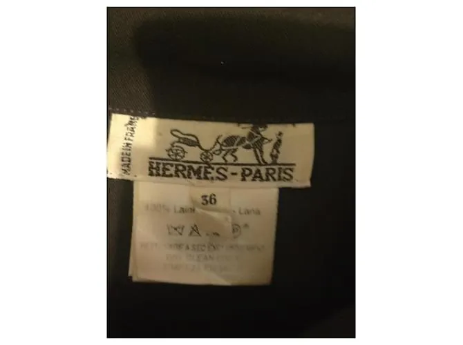 Hermès Tops Marrón oscuro 
