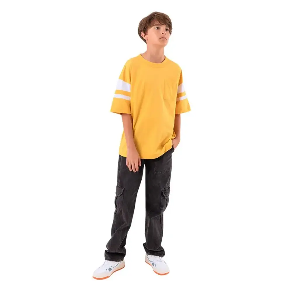 Jean silueta wide leg cargo