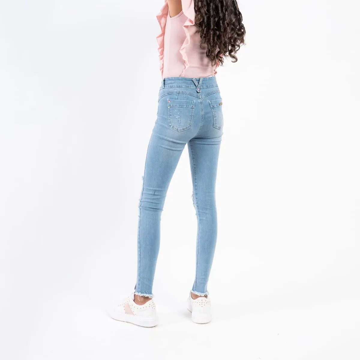 Jean Skinny Tiro Medio Now Tarantos