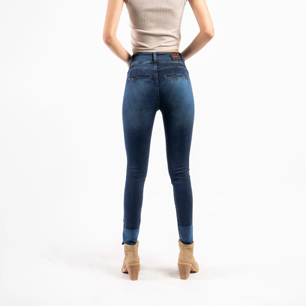 Jean Slim Gold Hoppet