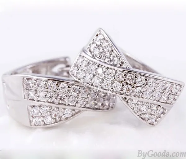 LUXURY GOLD PLATED HANDINLAID ZIRCON EARRING