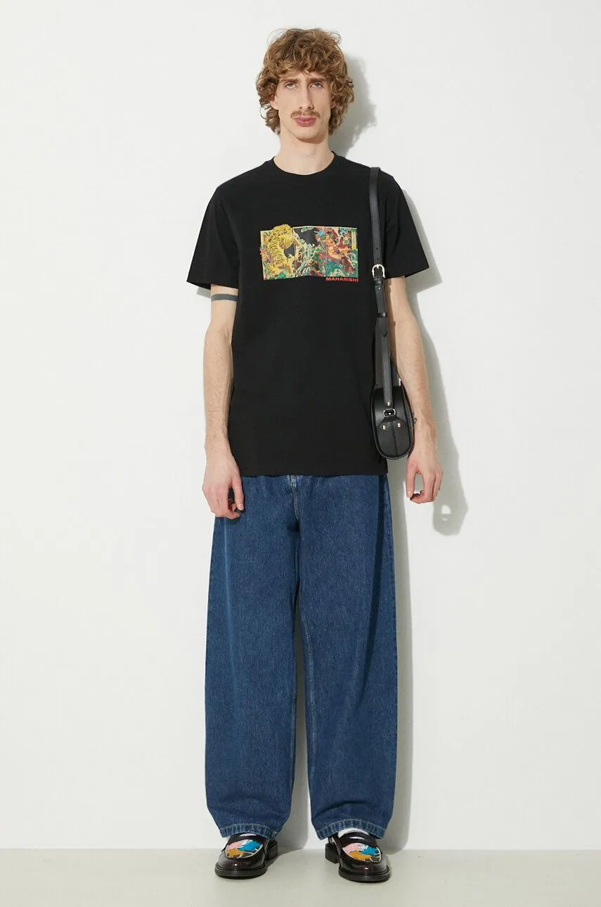 MAHARISHI TIGER VS. SAMURAI TSHIRT WITH PRINT