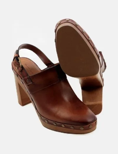Massimo Dutti Zueco marrón básico
