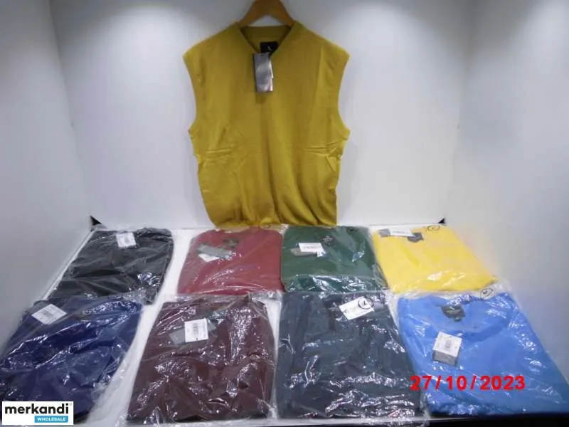 OFERTA AL POR MAYOR: CHALECOS DE MODA PARA HOMBRE VERTIGO EN VARIOS COLORES Y TAMAñOS  PAQUETE DE 8000
