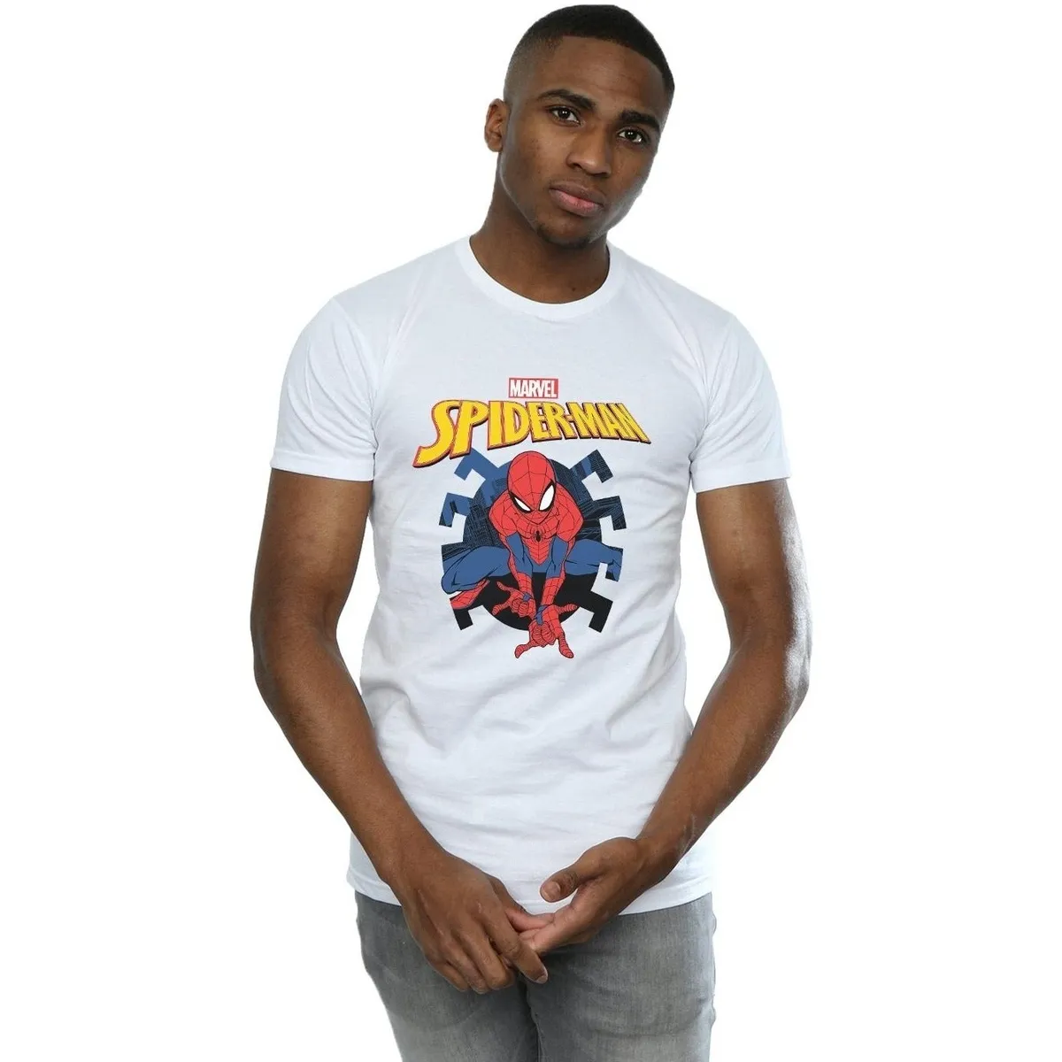 SPIDERMAN WEB SHOOTING EMBLEM LOGO