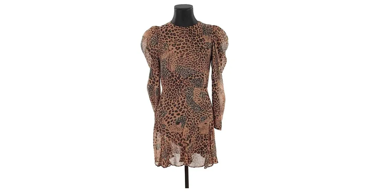 The Kooples Vestido marrón Castaño 