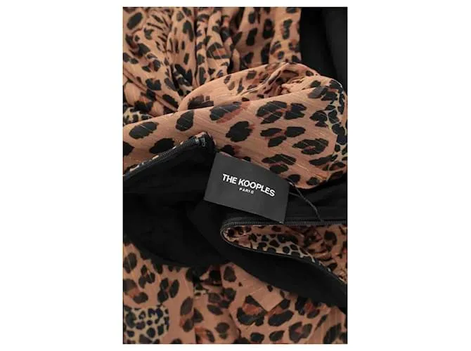 The Kooples Vestido marrón Castaño 
